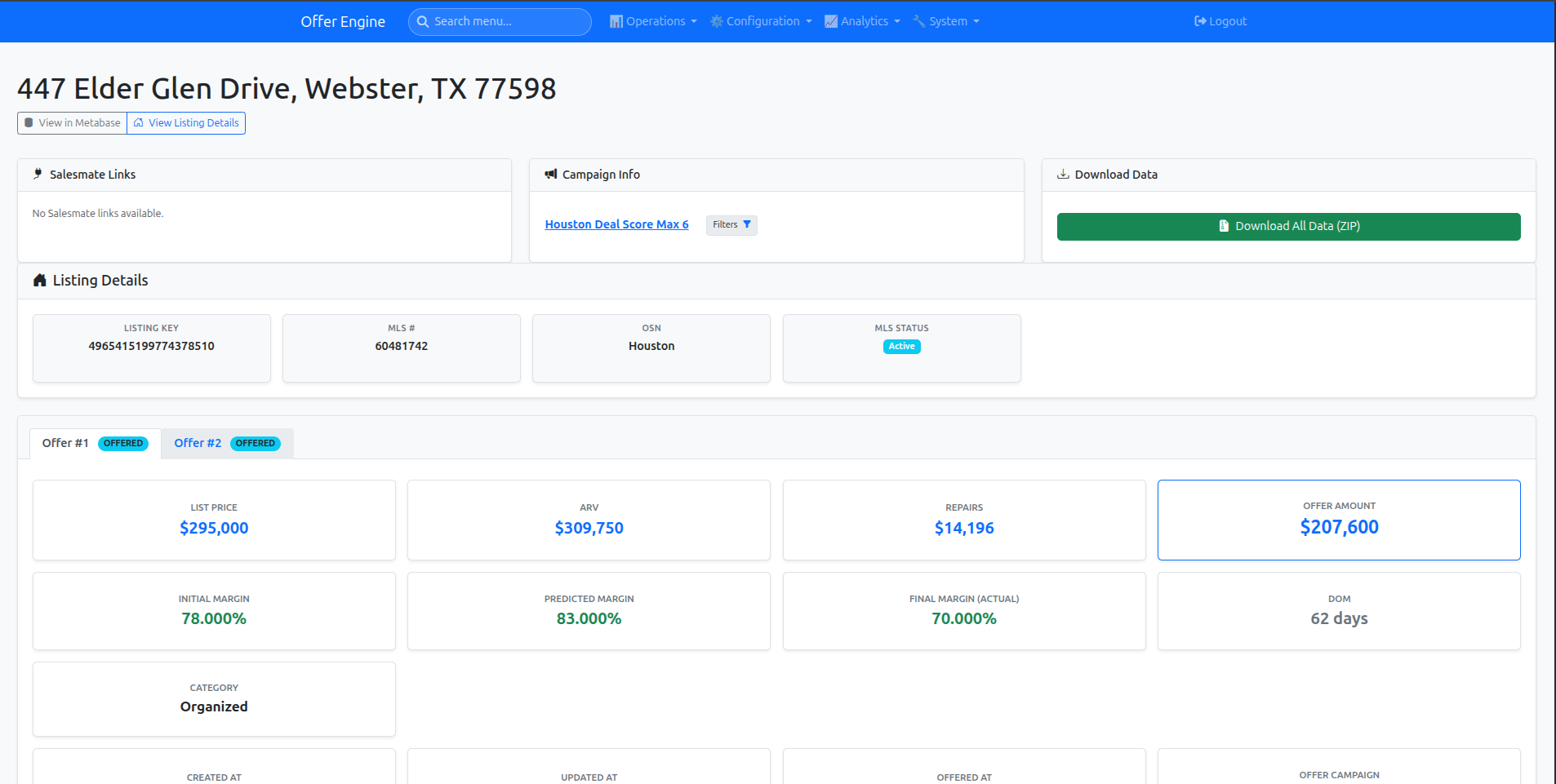 Property Analysis - LLM-derived ARV and repair estimates with comp analysis